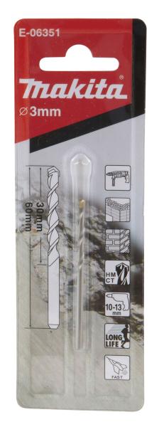 Makita E-06351 Steinbohrer 3x60mm