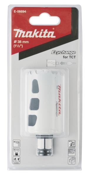 Makita E-06694 Lochsäge 38mm Ezychange TCT Hartmetall