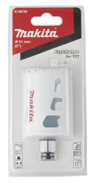 Makita E-06725 Lochsäge 51mm Ezychange TCT Hartmetall