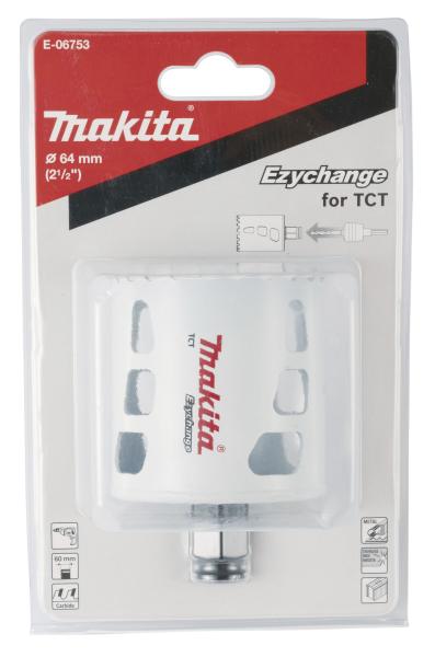 Makita E-06753 Lochsäge 64mm Ezychange TCT Hartmetall