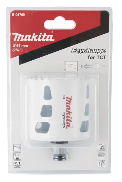 Makita E-06769 Lochsäge 67mm Ezychange TCT Hartmetall