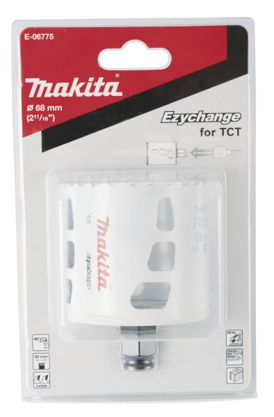 Makita E-06775 Lochsäge 68mm Ezychange TCT Hartmetall