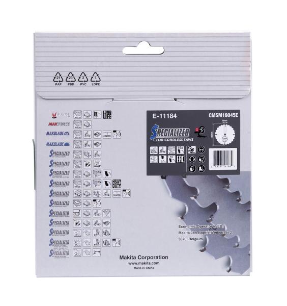 Makita E-11184 Sägeblatt 190x1,85x20, 45Z EFFICUT