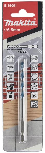 Multibohrer 1/4" 6,5x100mm