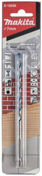 Multibohrer 1/4" 7x150mm