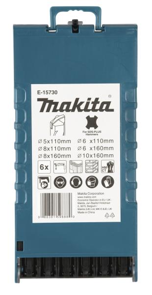 Makita E-15730 SDS-PLUS Bohrer-Set 6-tlg. Centering tip