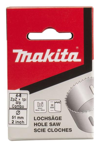 Makita P-35025 Lochsäge 51mm HSS-BiM