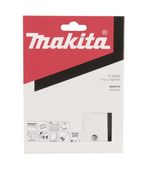 Makita P-35885 Schleifpapier P320 102x114mm Klett