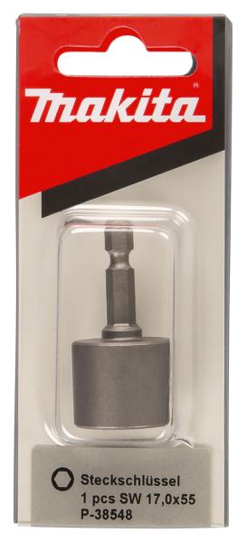 Steckschlüssel 1/4" SW17