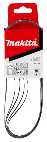 Makita P-43212 Schleifband 6x533 mm K100