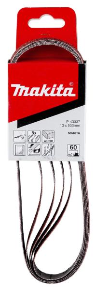 Makita P-43337 Schleifband 13x533 mm K60