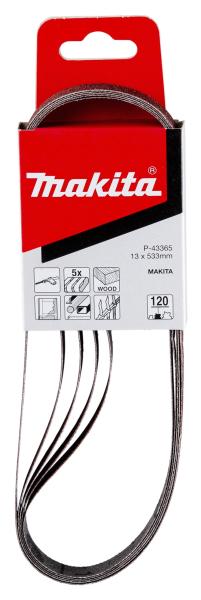 Makita P-43365 Schleifband 13x533 mm K120