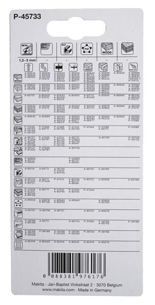 Makita P-45733 Stichsägeblatt M-FORCE ST006 bi
