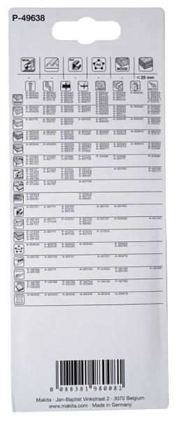Makita P-49638 Stichsägeblatt MGL1014 bi