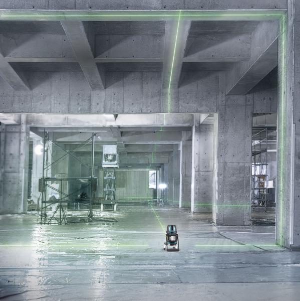 Makita SK312GDZ Akku-Multilinienlaser 12V grün Kreuzlinienlaser 10m Kreuzlaser