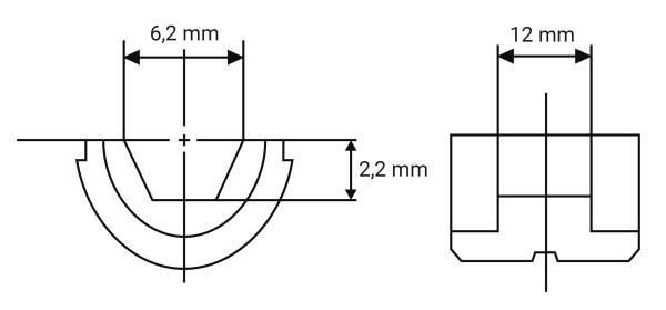 Presseinsatz K6 Sechskant