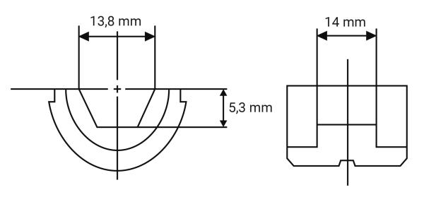 Presseinsatz K14 Sechskant