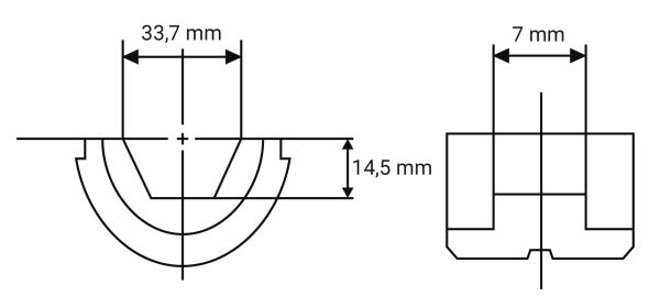 Presseinsatz K24 Sechskant